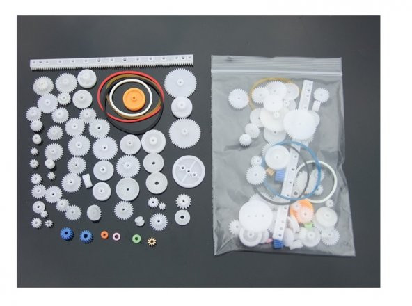 60 Parça Plastik Dişli Seti RC Çark Arduino - 2