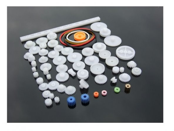 60 Parça Plastik Dişli Seti RC Çark Arduino - 3