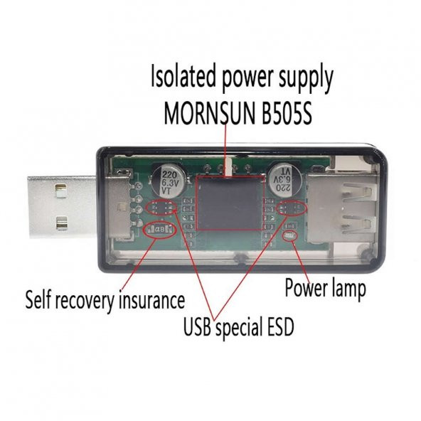 ADUM3160 USB İzolatör Modül Kutulu - Resim 7