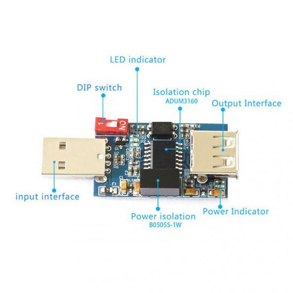 ADUM3160 USB İzolatör Modül - Resim 7