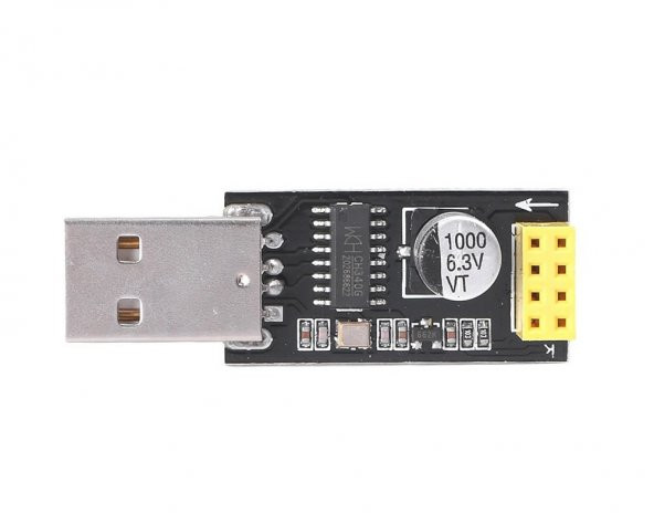 Esp8266 Esp-01 Modulü İçin Pc Usb Bağlantı Ayar Adaptörü Ch340 - Resim 2