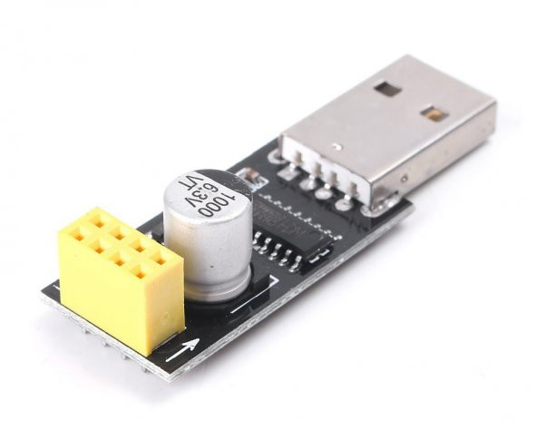 Esp8266 Esp-01 Modulü İçin Pc Usb Bağlantı Ayar Adaptörü Ch340 - Resim 6
