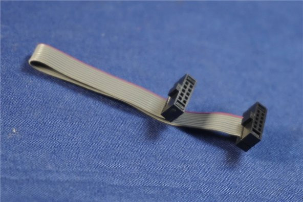 1.27mm Pitch 15cm 150mm 10 Pin IDC Flat Ribbon Kablo Programlama Data Debug Kablosu JTAG SWD - Resim 8