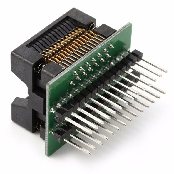 SOP28 SO28 to DIP28 Yaylı Adaptör Soket Eeprom Flash Programlayıcı Entegre Kolay Programlama Aparatı - 2