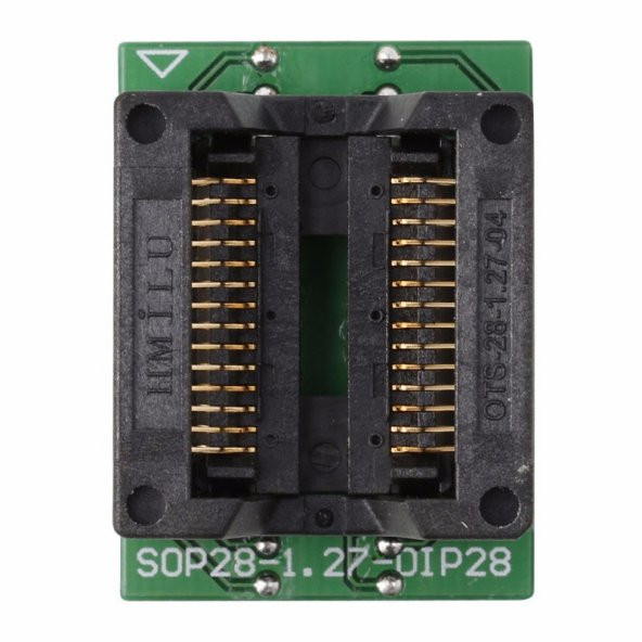 SOP28 SO28 to DIP28 Yaylı Adaptör Soket Eeprom Flash Programlayıcı Entegre Kolay Programlama Aparatı - 5