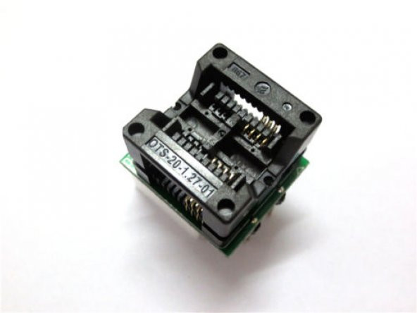 2 li SOP8 SO8 to DIP8 Adaptör Soket - 6