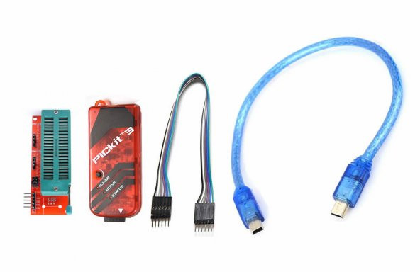 PICKIT3 Klon (Çin) + Zif Adaptör Pic Programlayıcı Hata Ayıklayıcı ürün görseli