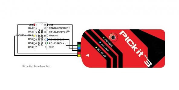 PICKIT3 Klon (Çin) + Zif Adaptör Pic Programlayıcı Hata Ayıklayıcı - Resim 7