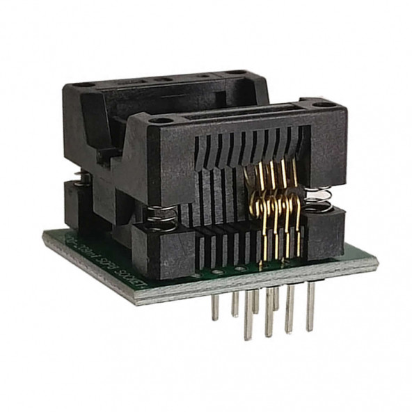 150 Mil Soıc8 Sop8 So8 To Dıp8 Yaylı Adaptör Soket Eeprom Programlayıcı - Resim 3