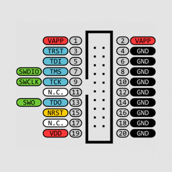 ST-LINK V2 Arm Mcu Jtag Swim Swd Programlayıcı Debugger (Orijinal ST Ürünü) - 8
