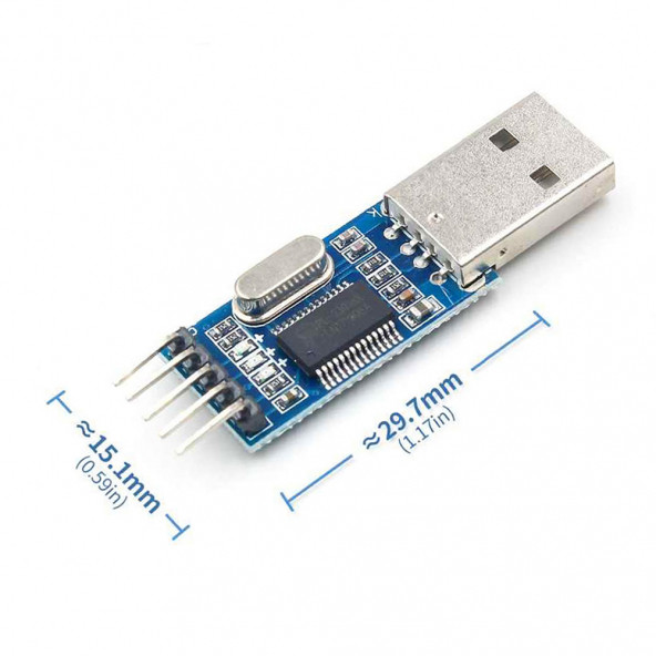 PL2303 USB to RS232 TTL UART Çevirici Modül Seri Port Haberleşme Mcu Uydu Alıcı Dvd GSM Telefon