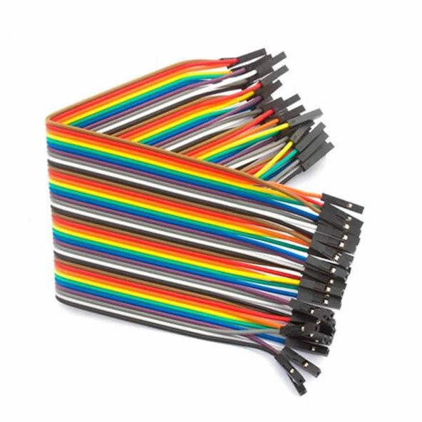 20cm 40 Pin Dişi Dişi Dupont Kablo - Resim 4