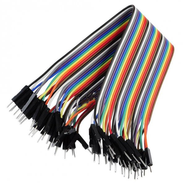 20cm 40 Pin Erkek Erkek Dupont Kablo - 2