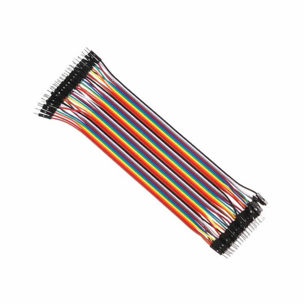 20cm 40 Pin Erkek Erkek Dupont Kablo - 5