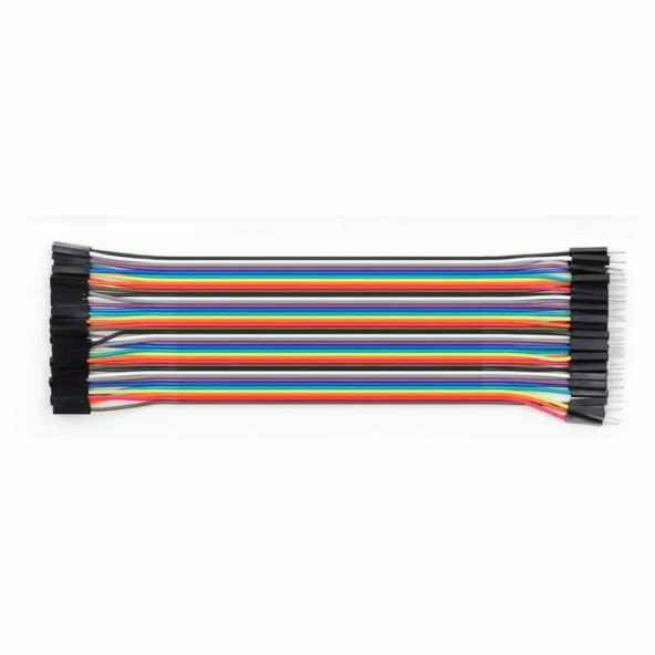 20cm 40 Pin Dişi Erkek Dupont Kablo - Resim 7