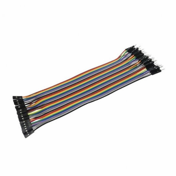 20cm 40 Pin Dişi Erkek Dupont Kablo - Resim 8
