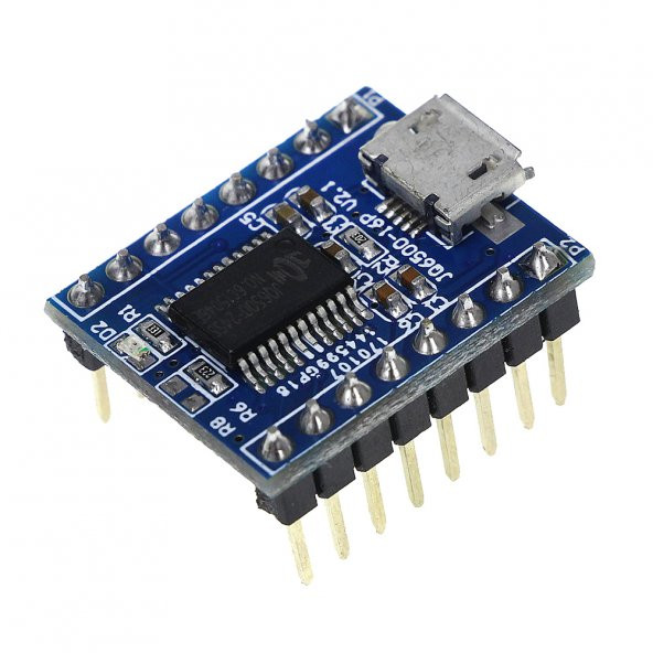 JQ6500 Mp3 Modülü-16Mbit Mini Ses Mp3 WMV 5 TuşluKontrol Microusb - 4