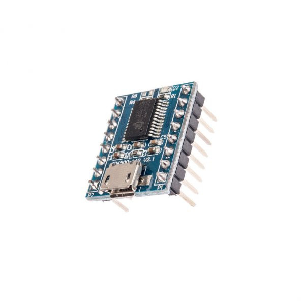 JQ6500 Mp3 Modülü-16Mbit Mini Ses Mp3 WMV 5 TuşluKontrol Microusb - 5