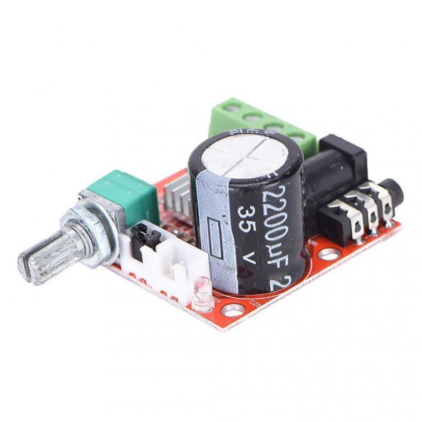 PAM8610 2x 10W Stereo Amplifikatör Modül  DC 6-15V Class D Amfi Devresi Ses Kontrol Potu