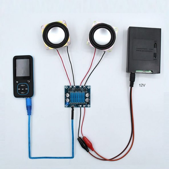 TPA3110 Modül -DC 8V-26V 30+30W Ses Yükseltici Amfi - 8