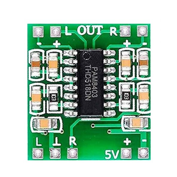 PAM8403 Mini Ses Yükseltici Class D 2x3w Amfi Kartı Stereo Dijital Amfilikatör Müzik Ses Yükseltici - 2