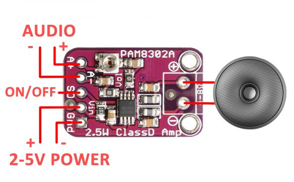 Pam8302 5 V 2.5 W Class D Mono Amfi Mini Dijital Amfilikatör Müzik Ses Yükseltici Kuvvetlendirici - 8