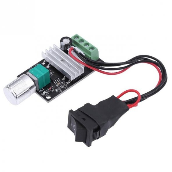 3A 28V DC Motor Hız Kontrol Devresi-Yön Seçim Anahtarlı