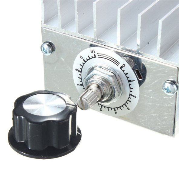 AC 220V 10000W Dimmer-Hız Kontrol Devresi-Voltaj Regülatörü-SCR Elektrikli Fırın Rezistans Su Isıtıcı - 4