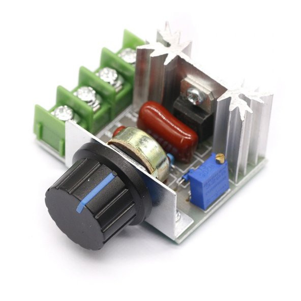 AC 220V 2000W Dimmer-Hız Kontrol Devresi-Voltaj Regülatörü-SCR Elektrikli Fırın Rezistans Su Isıtıcı
