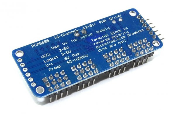 PCA9685 I2C 16 Kanal 12 Bit PWM Sinyal Oluşturucu Kart - 3
