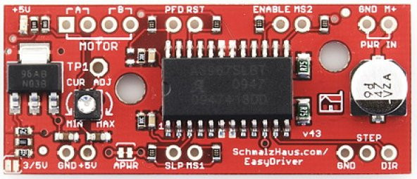 A3967 Step Motor Sürücü-30V-17 Pin Erkek header