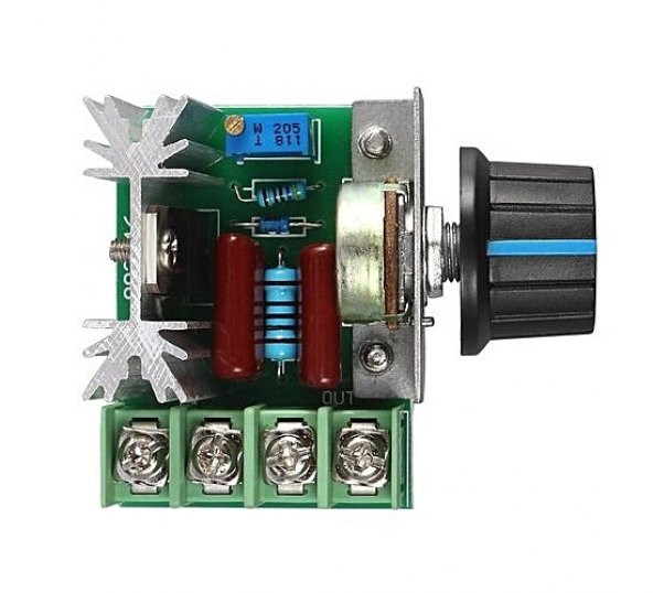 AC 220V 2000W Dimmer-Hız Kontrol Devresi-Voltaj Regülatörü-SCR Elektrikli Fırın Rezistans Su Isıtıcı - Resim 5