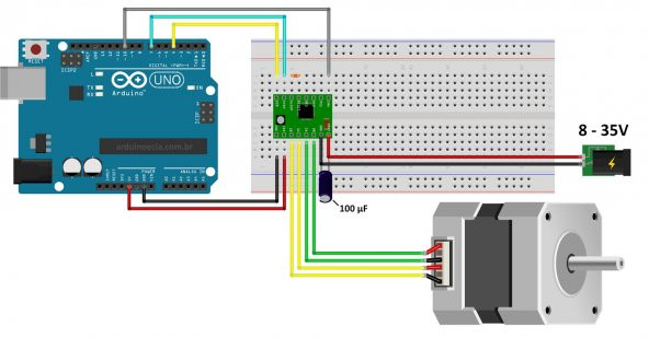 A4988 Step Motor Sürücü-m Soğutucu, 35V 2A, 3D Yazıcı, CNC - 7