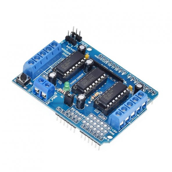 L293D Motor Shield-36V - 4 DC Motor Sürücü - 2 Step Motor Sürücü - Resim 2