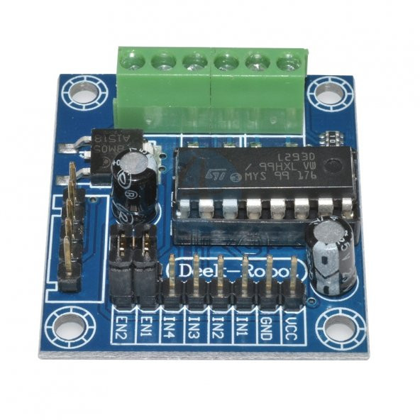 Mini L293D Motor Modül-4 Adet DC Motor Sürücü - Step Motor Sürücü - 5