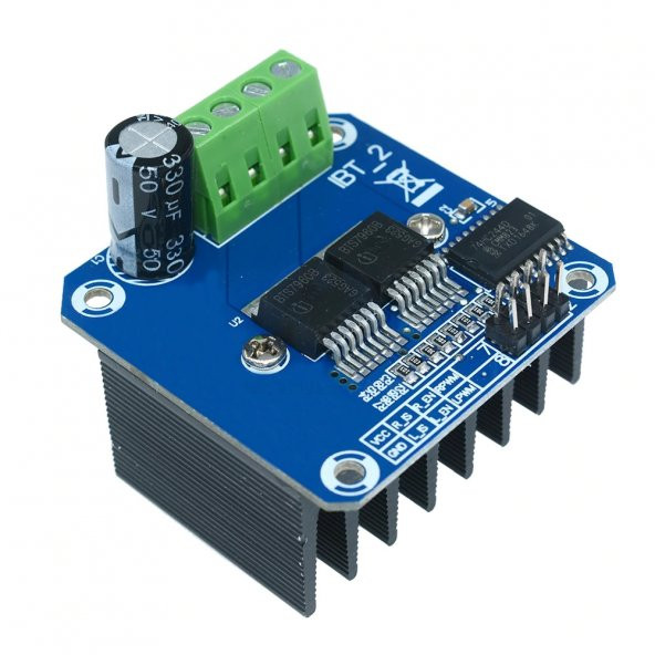 BTS7960B Motor Sürücü Modül-High Power-DC 27V-20A-Robotik Proje