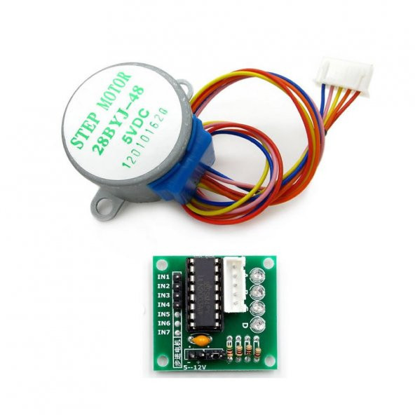 5V 28BYJ48 Step Motor + ULN2003A Sürücü Kartı - 2
