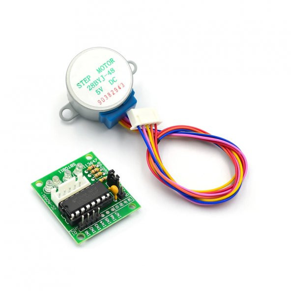 5V 28BYJ48 Step Motor + ULN2003A Sürücü Kartı - 3