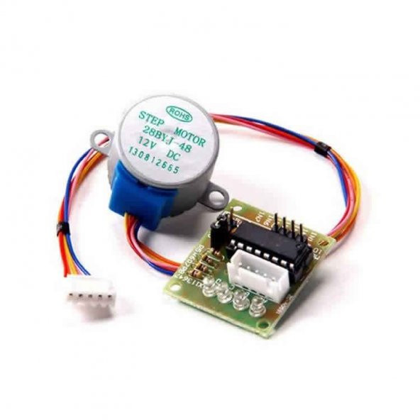12V 28BYJ48 Step Motor + ULN2003A Sürücü Kartı - 2