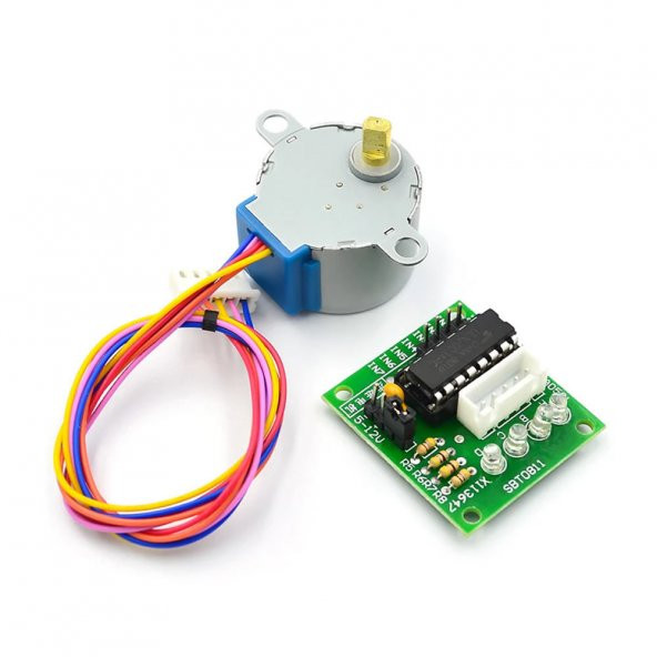 12V 28BYJ48 Step Motor + ULN2003A Sürücü Kartı - 4