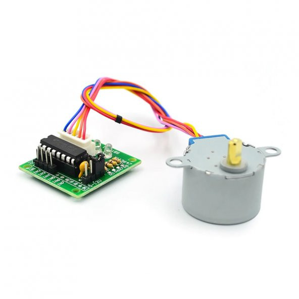 12V 28BYJ48 Step Motor + ULN2003A Sürücü Kartı - 5