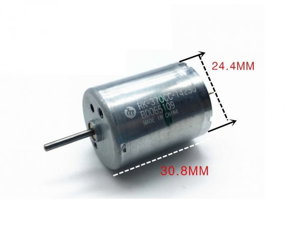 6-30V Dc Motor Rk-370Cc-14230 Mabuchi 20700Rpm 30V'' 8500Rpm 12V Karbon Fırça Yüksek Tork Düşük Ses Oyuncak - Resim 7