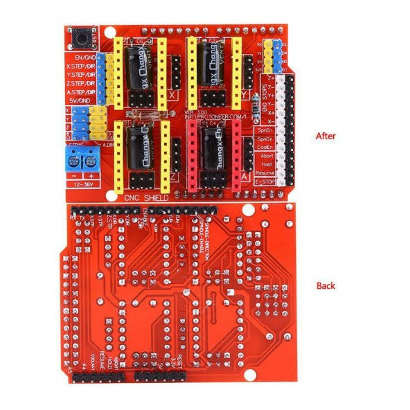 Arduino UNO CNC Shield A4988 Uyumlu - CNC - 3D Yazıcı - 2