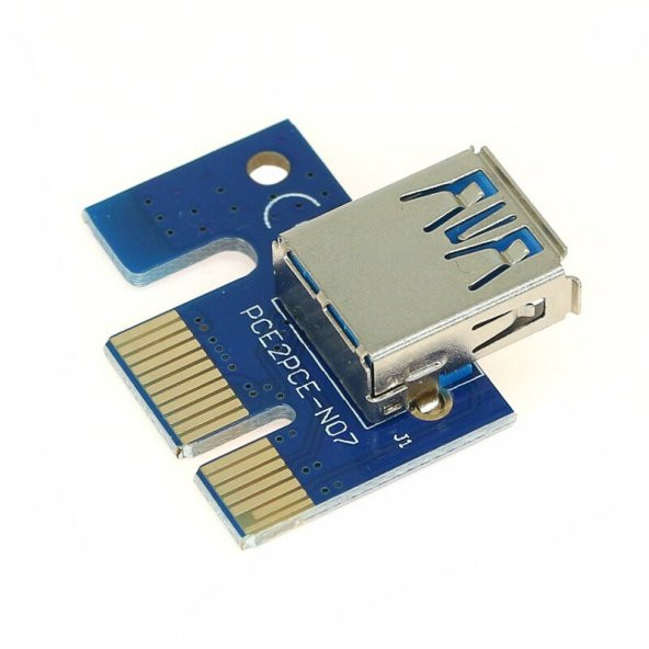 PCI Express to PCIe Adaptör Set USB 3.0 Riser Kartı 1x to 16x Mining-Bitcoin-Crypto - 4