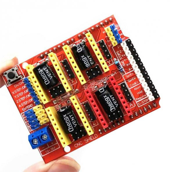 Arduino UNO CNC Shield A4988 Uyumlu - CNC - 3D Yazıcı - 6