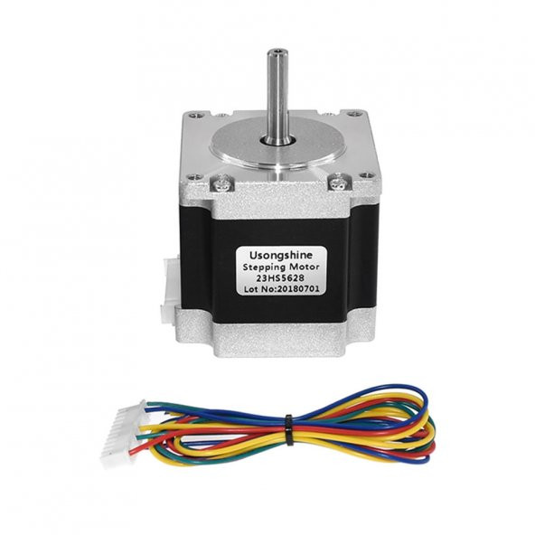 23Hs5628 Nema 23 Step Motor 12,6 Kg.Cm 1,8 Derece 2.8A