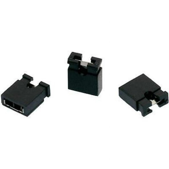 2.54mm Standart PCB Mini Jumper/Şönt (10 Adet) - 2