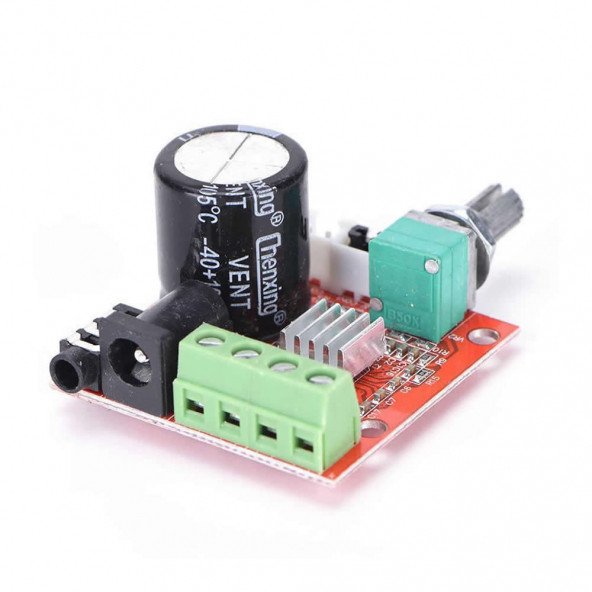 PAM8610 2x 10W Stereo Amplifikatör Modül  DC 6-15V Class D Amfi Devresi Ses Kontrol Potu - Resim 3