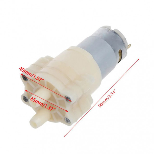 DC 12V Su Sıvı Pompası Akvaryum Meyvesuyu Süt Dalgıç Devridaim Motoru - 2