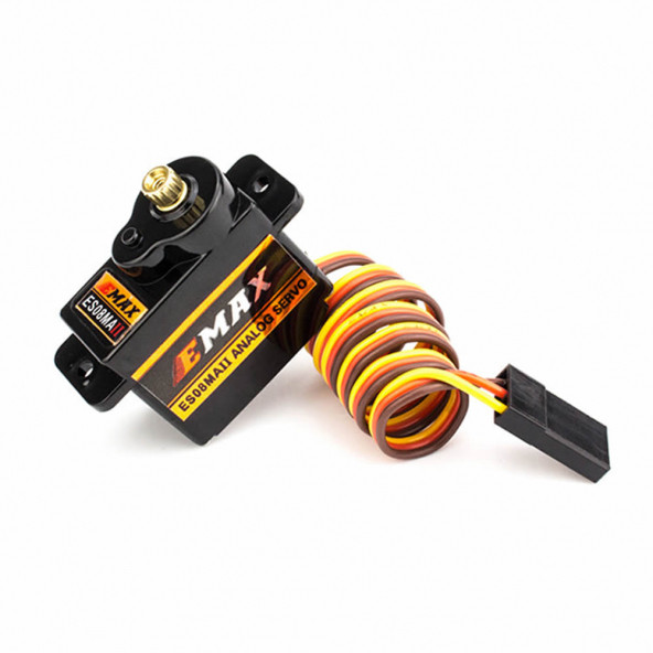 EMAX ES08MA II 12gr Analog Servo Motor Mini Metal Dişli 1.8kgcm Tork RC Uçak Drone Robot Kol - 6